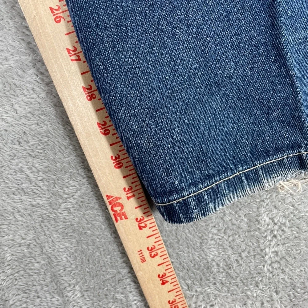 Rocawear Jeans Mens 40x34 Blue Baggy Loose Fit Embroidered Logo Denim Y2K Skater